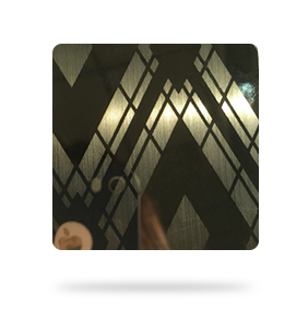 YS-1363 Mirror+Art Hairline Tin-Platinum Color